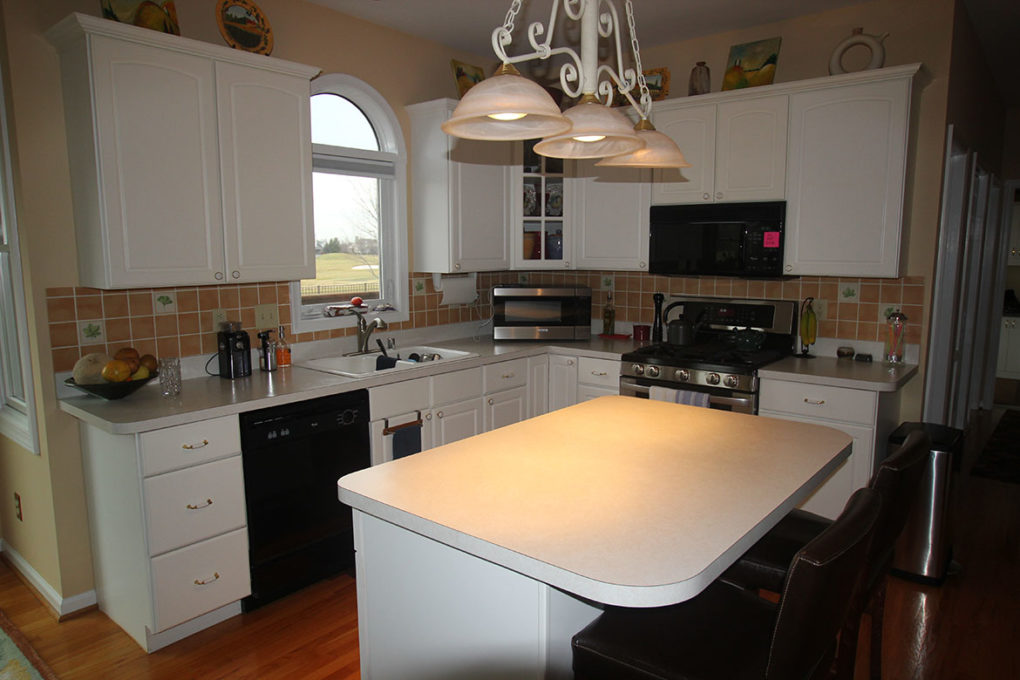 custom kitchen before