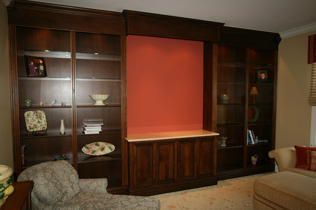 custom built-in media center