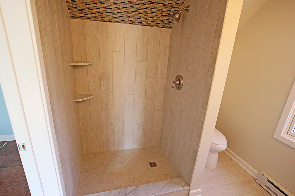 bath remodel shower custom tile